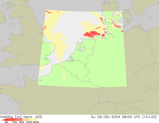 能见度 Harm .025 星期日 26.05.2024 08 UTC