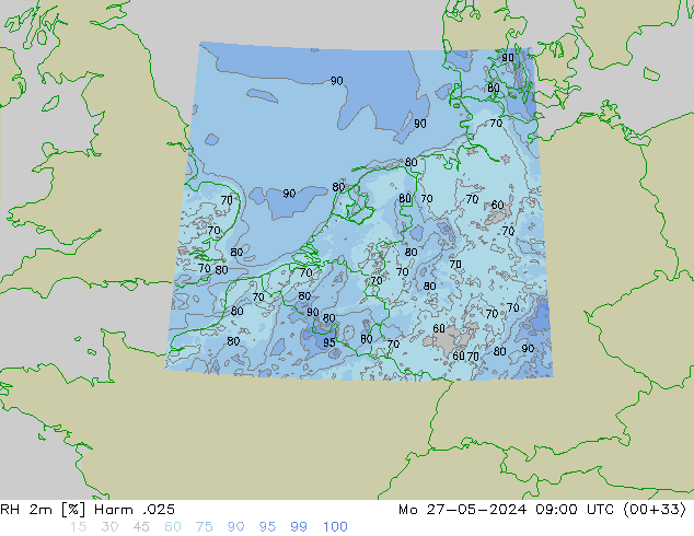 RH 2m Harm .025 Mo 27.05.2024 09 UTC