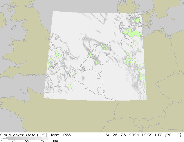 Wolken (gesamt) Harm .025 So 26.05.2024 12 UTC