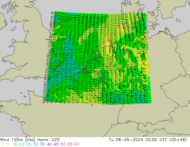 Vent 100m Harm .025 mar 28.05.2024 00 UTC