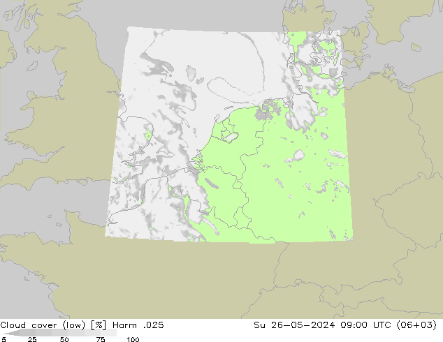 Bulutlar (düşük) Harm .025 Paz 26.05.2024 09 UTC