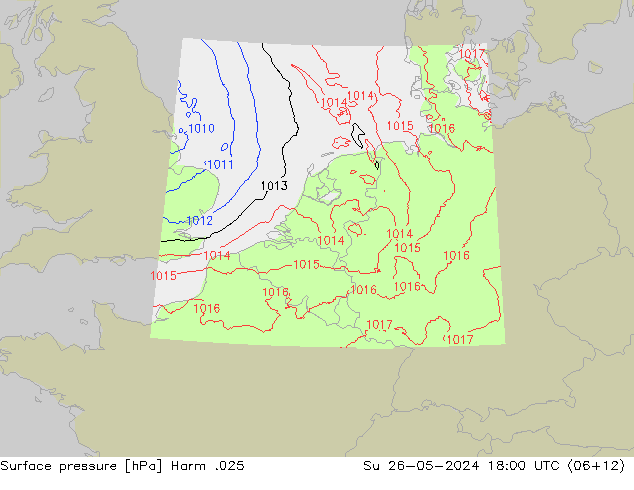 pressão do solo Harm .025 Dom 26.05.2024 18 UTC