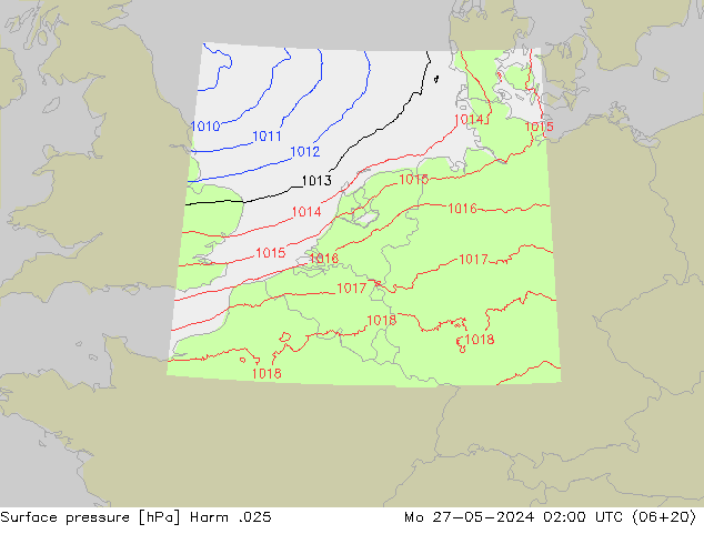 pressão do solo Harm .025 Seg 27.05.2024 02 UTC