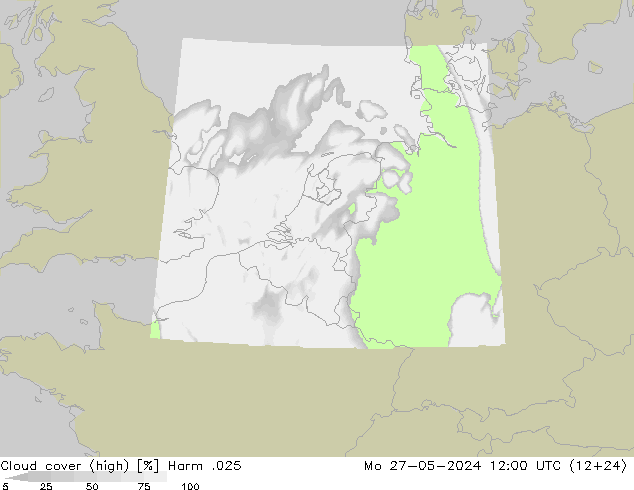 vysoký oblak Harm .025 Po 27.05.2024 12 UTC