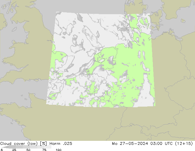 Bewolking (Laag) Harm .025 ma 27.05.2024 03 UTC