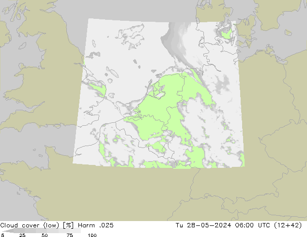 Nubes bajas Harm .025 mar 28.05.2024 06 UTC