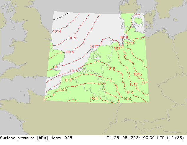 pression de l'air Harm .025 mar 28.05.2024 00 UTC