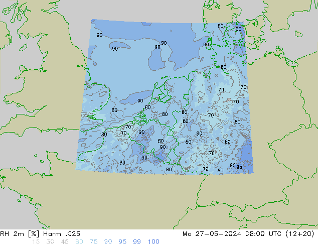 RH 2m Harm .025 lun 27.05.2024 08 UTC