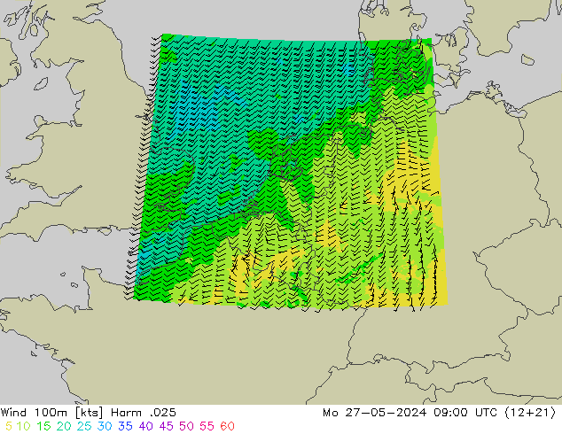 Wind 100m Harm .025 Mo 27.05.2024 09 UTC