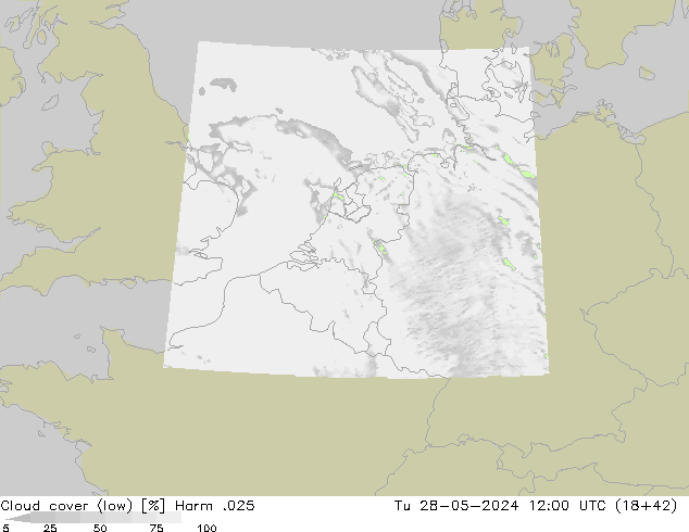 Wolken (tief) Harm .025 Di 28.05.2024 12 UTC