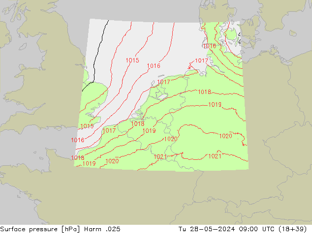 Yer basıncı Harm .025 Sa 28.05.2024 09 UTC