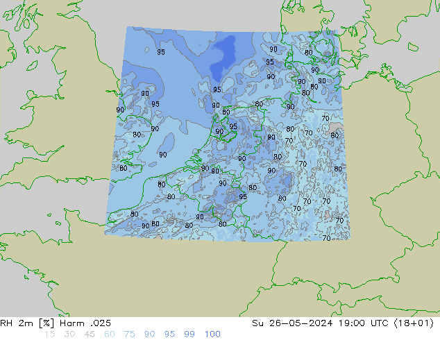 RH 2m Harm .025 So 26.05.2024 19 UTC