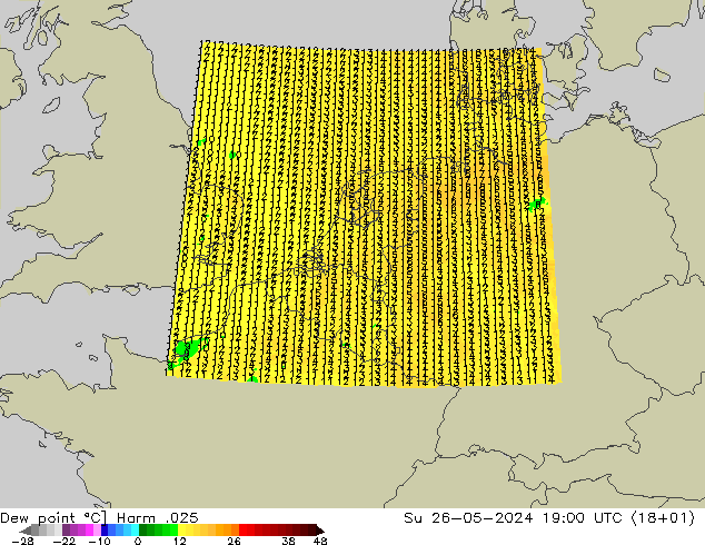 Punto di rugiada Harm .025 dom 26.05.2024 19 UTC