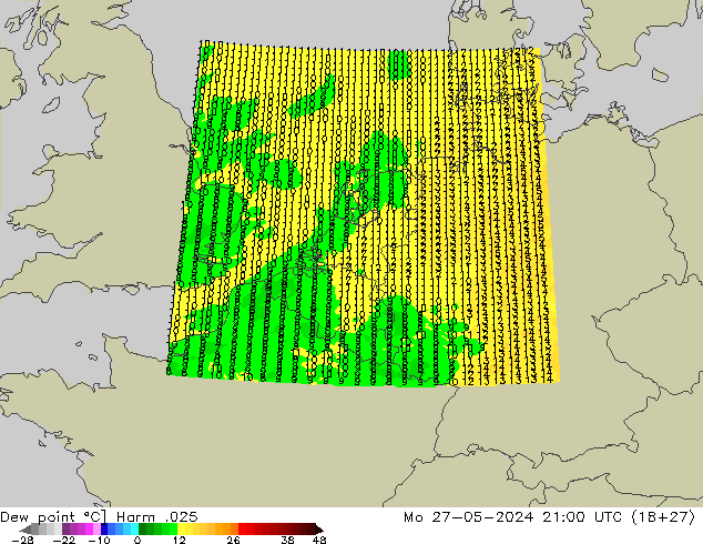 Punto di rugiada Harm .025 lun 27.05.2024 21 UTC