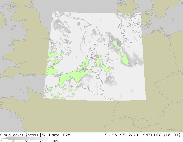 Nuages (total) Harm .025 dim 26.05.2024 19 UTC