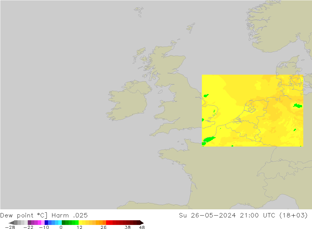 точка росы Harm .025 Вс 26.05.2024 21 UTC