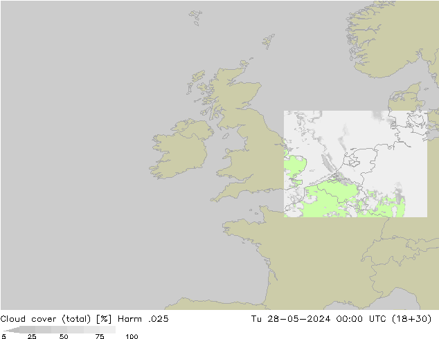 Nubi (totali) Harm .025 mar 28.05.2024 00 UTC