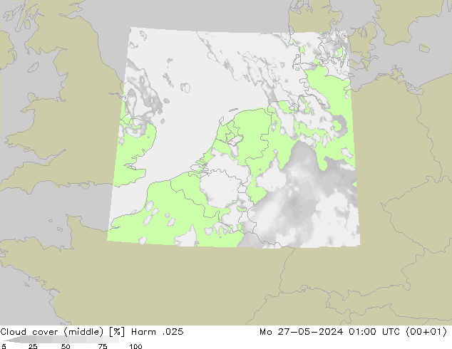 Bewolking (Middelb.) Harm .025 ma 27.05.2024 01 UTC