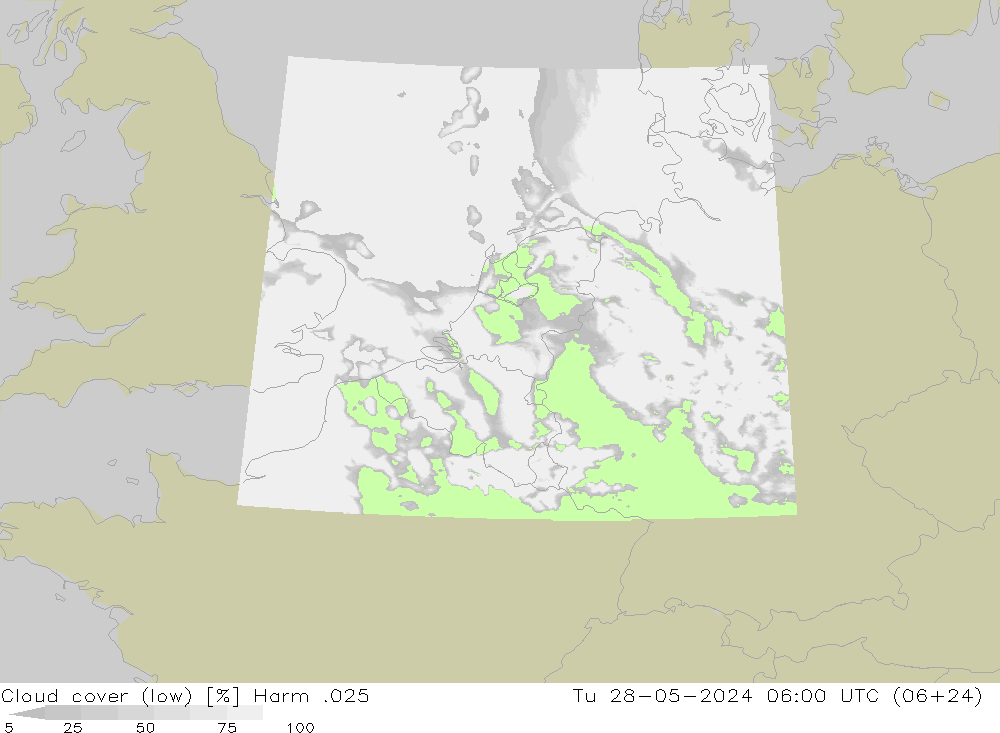 nízká oblaka Harm .025 Út 28.05.2024 06 UTC