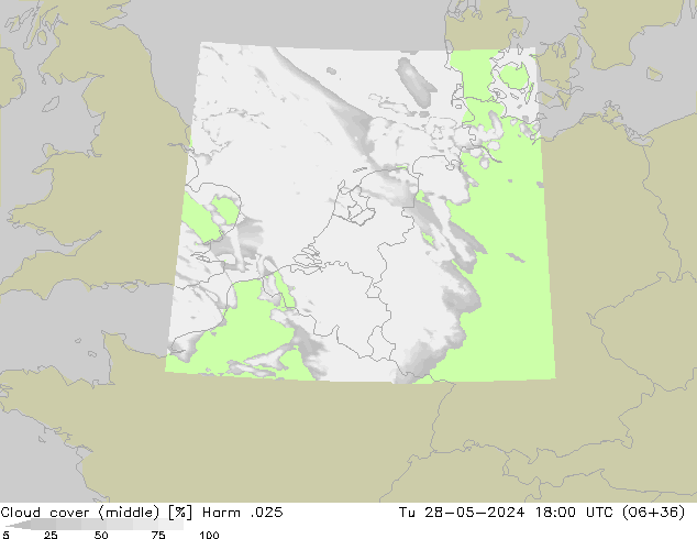 oblačnosti uprostřed Harm .025 Út 28.05.2024 18 UTC