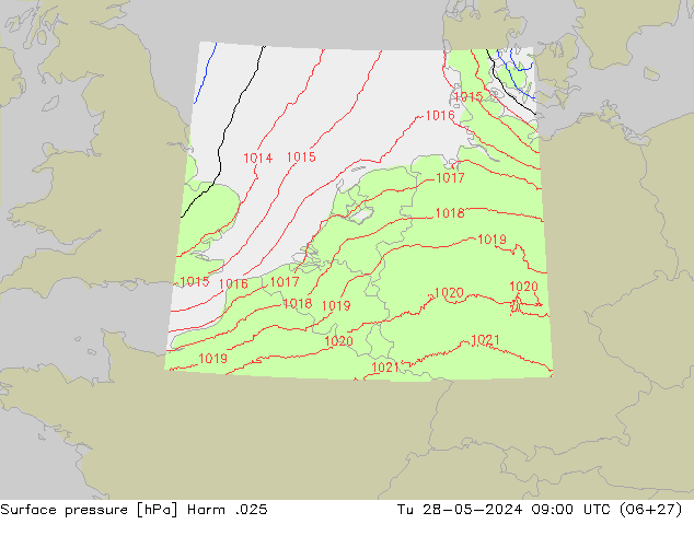 pression de l'air Harm .025 mar 28.05.2024 09 UTC