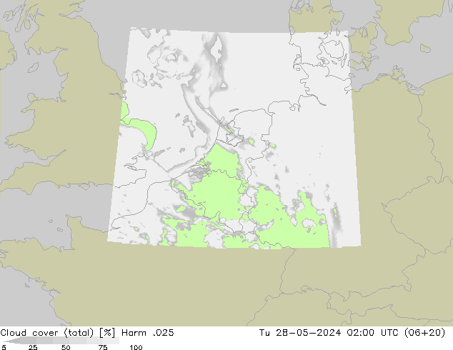 Nuages (total) Harm .025 mar 28.05.2024 02 UTC