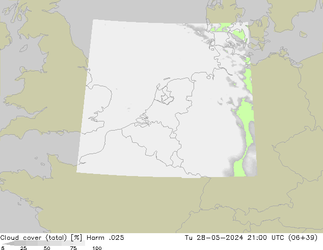 Nubi (totali) Harm .025 mar 28.05.2024 21 UTC