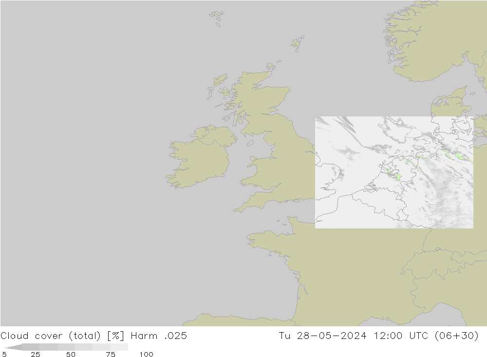 Nubi (totali) Harm .025 mar 28.05.2024 12 UTC