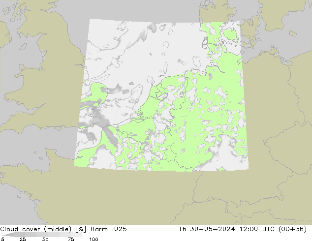oblačnosti uprostřed Harm .025 Čt 30.05.2024 12 UTC