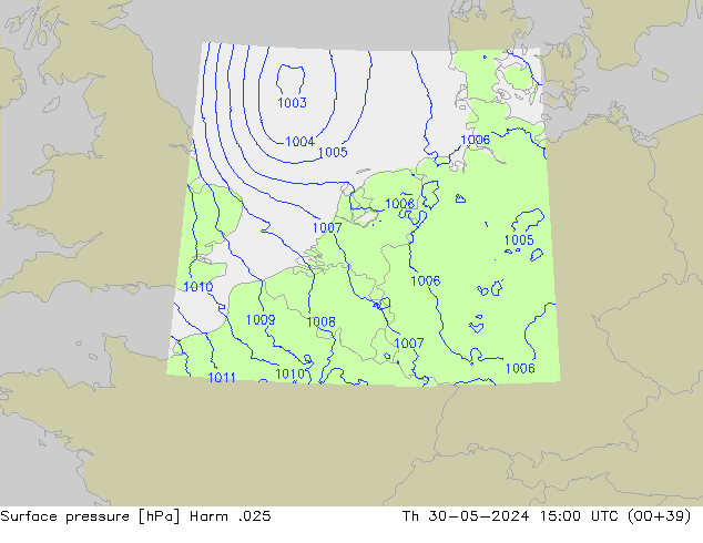 Luchtdruk (Grond) Harm .025 do 30.05.2024 15 UTC