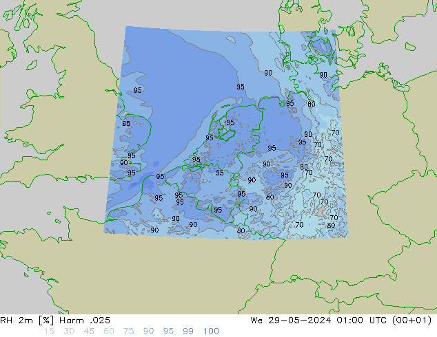 RH 2m Harm .025 ср 29.05.2024 01 UTC