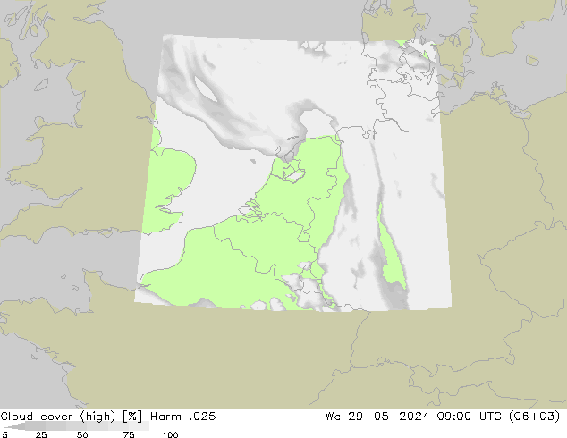 Bewolking (Hoog) Harm .025 wo 29.05.2024 09 UTC