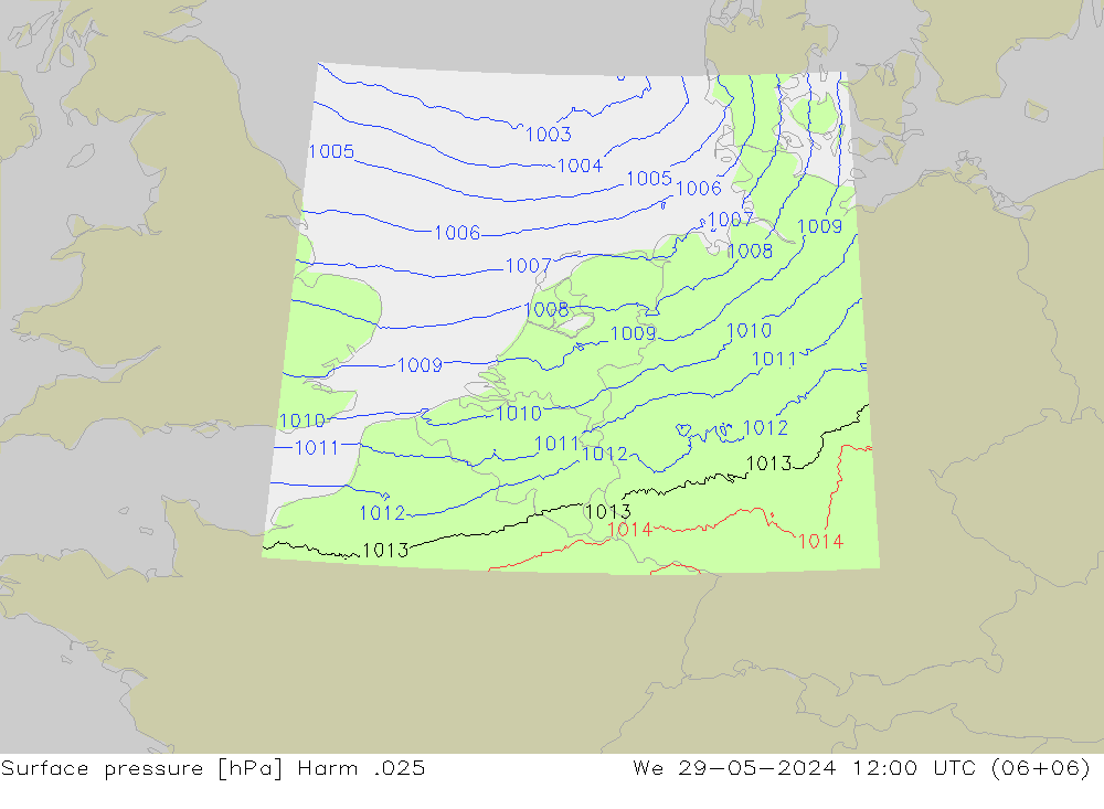 Bodendruck Harm .025 Mi 29.05.2024 12 UTC