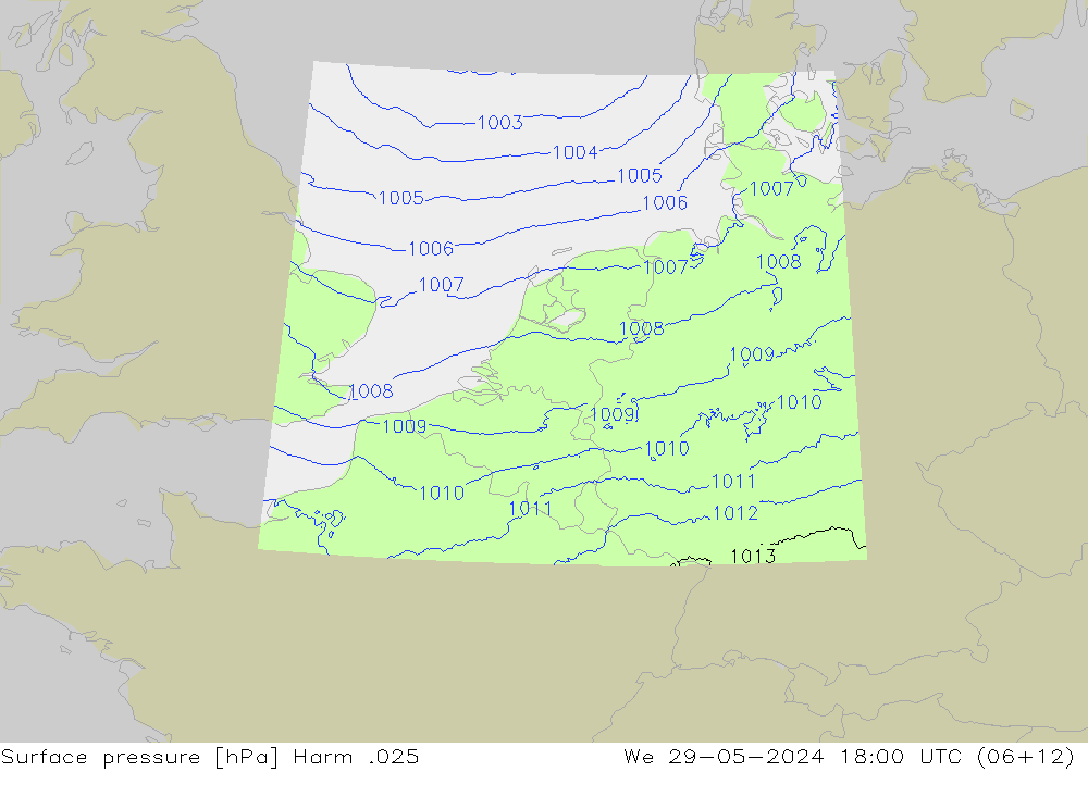 Bodendruck Harm .025 Mi 29.05.2024 18 UTC