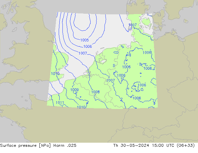 pressão do solo Harm .025 Qui 30.05.2024 15 UTC