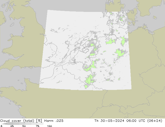 Bulutlar (toplam) Harm .025 Per 30.05.2024 06 UTC