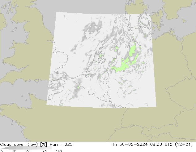 Wolken (tief) Harm .025 Do 30.05.2024 09 UTC