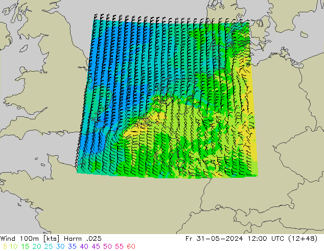 Vento 100m Harm .025 Sex 31.05.2024 12 UTC