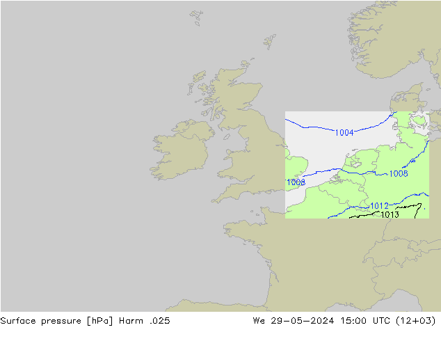 pression de l'air Harm .025 mer 29.05.2024 15 UTC