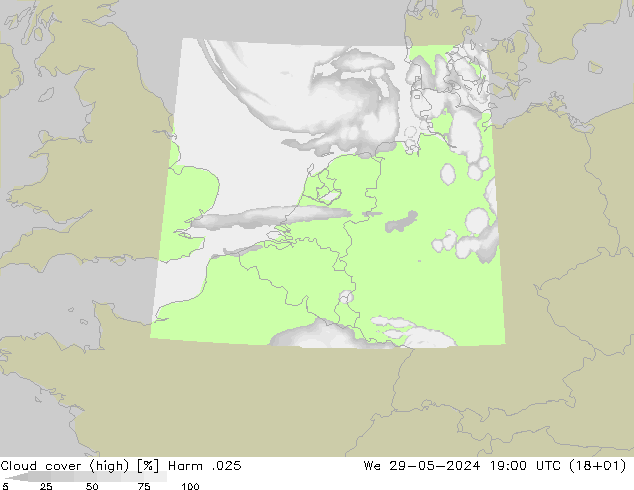 Wolken (hohe) Harm .025 Mi 29.05.2024 19 UTC