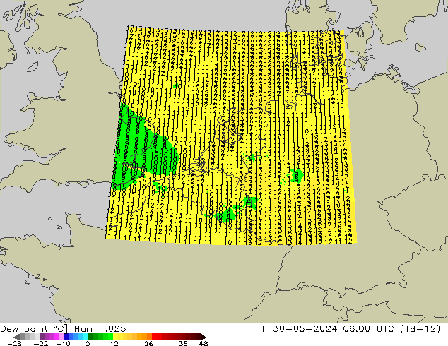 Çiğ Noktası Harm .025 Per 30.05.2024 06 UTC