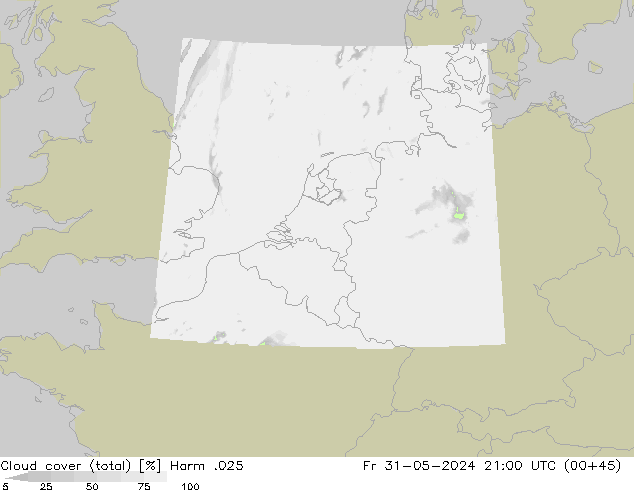 Bulutlar (toplam) Harm .025 Cu 31.05.2024 21 UTC