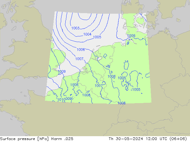 Luchtdruk (Grond) Harm .025 do 30.05.2024 12 UTC