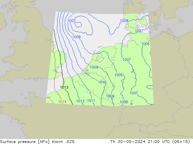 Luchtdruk (Grond) Harm .025 do 30.05.2024 21 UTC