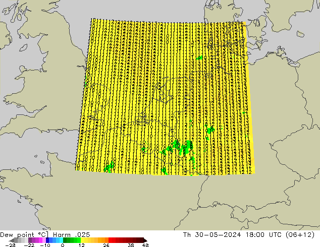 Taupunkt Harm .025 Do 30.05.2024 18 UTC