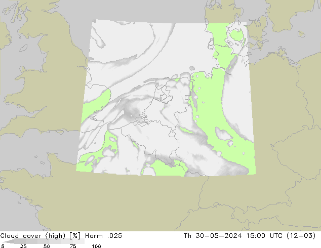 Wolken (hohe) Harm .025 Do 30.05.2024 15 UTC
