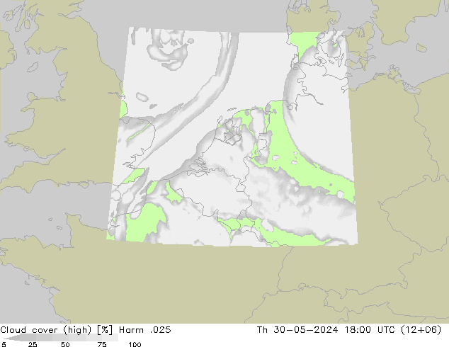 Wolken (hohe) Harm .025 Do 30.05.2024 18 UTC