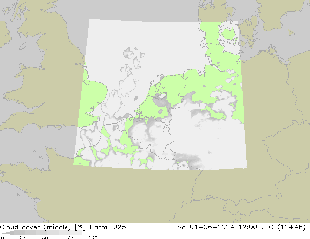 Bewolking (Middelb.) Harm .025 za 01.06.2024 12 UTC