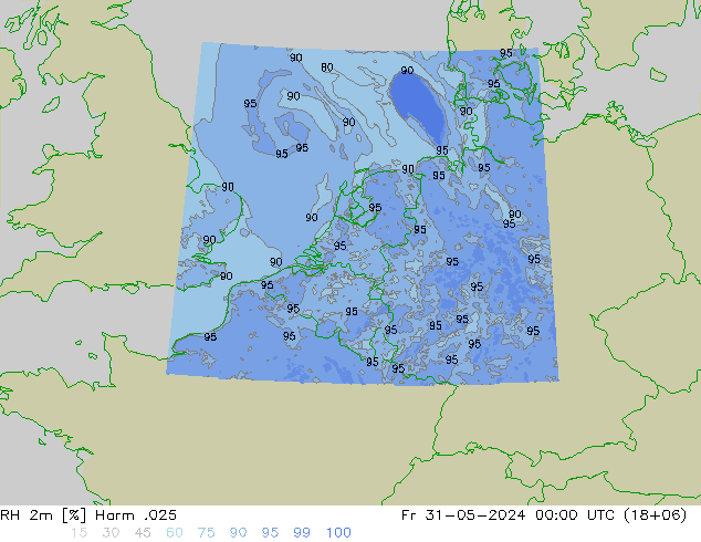 RH 2m Harm .025 pt. 31.05.2024 00 UTC