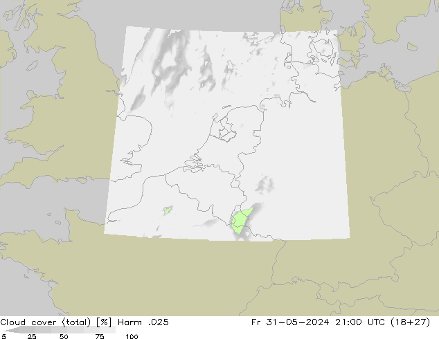 Bulutlar (toplam) Harm .025 Cu 31.05.2024 21 UTC